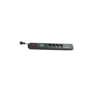 REV Supraguard - Überspannungsschutz - output connectors: 4 - Grau