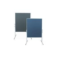 FRANKEN Moderationstafel X-tra!Line, Filz, Farbe: grau Tafelformat: (B)1.200 x (H)1.500 mm, Oberfläche: beidseitig (CC-UMTF 12)