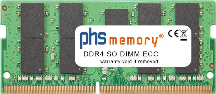 PHS-memory 16GB RAM Speicher basierend auf Micron - MTA18ASF2G72HZ-2G6E1ZI DDR4 SO DIMM ECC 2666MHz PC4-2666V-P 260 Pin DIMM 1,2 Volt (SP273685)