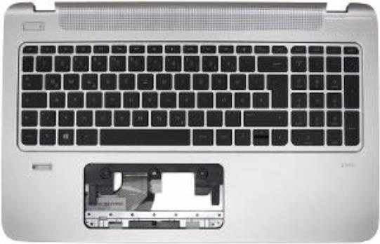 HP 763578-041. Typ: Topcase, Tastaturlayout: Deutsch, Markenkompatibilität: HP, Kompatibilität: Envy 15-kxxx (763578-041)