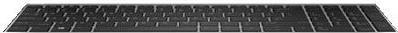 HP - Ersatztastatur Notebook - mit ClickPad - Englisch (International) - für ProBook 650 G4, 650 G5 (L09594-B31)