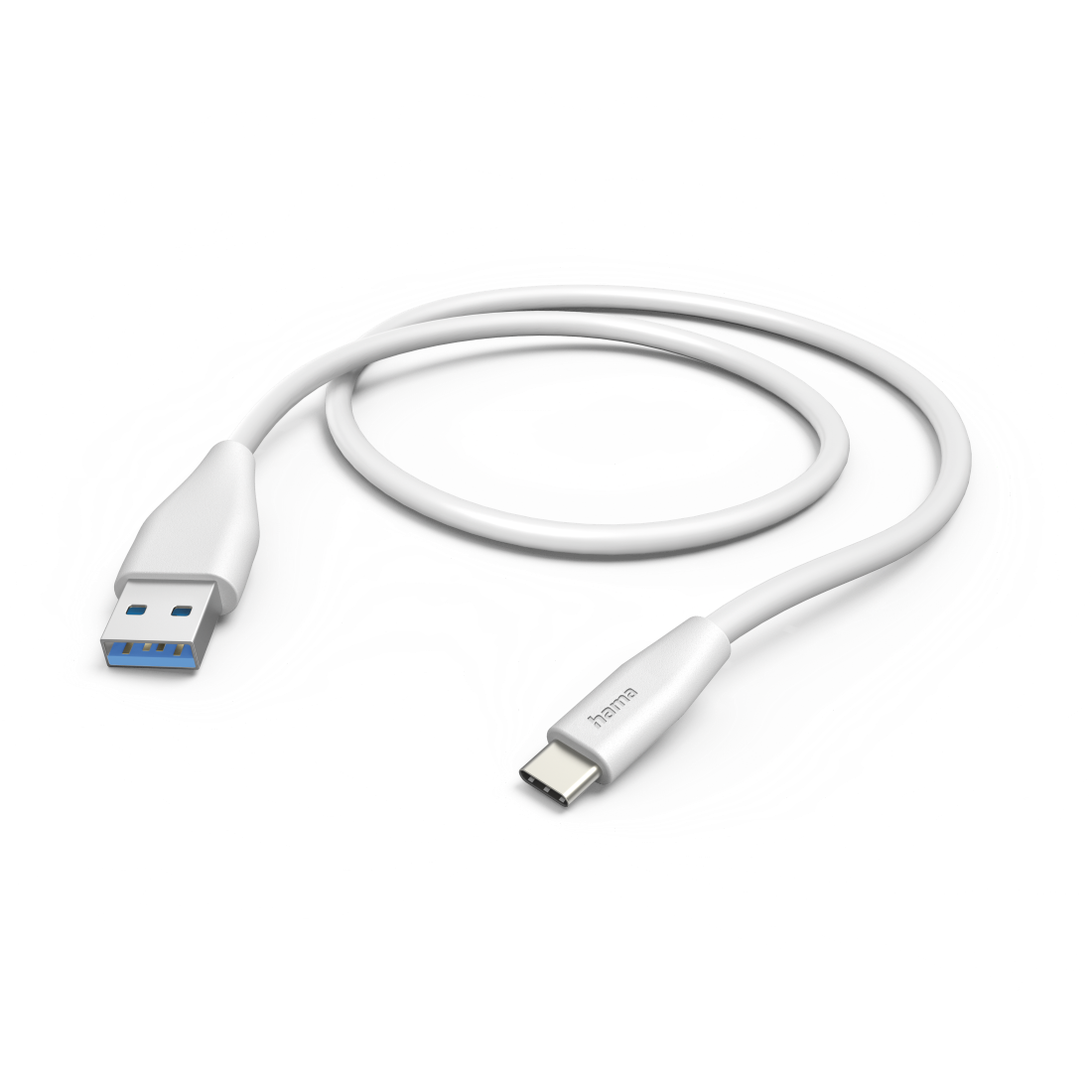 Hama USB-A to USB-C Quick Charging Cable, USB 2.0, 1.5 Metre, White