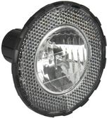 FISCHER Dynamo Halogen-Scheinwerfer, 10 Lux mit integriertem Frontreflektor und Überspannungsschutz, - 1 Stück (85288)