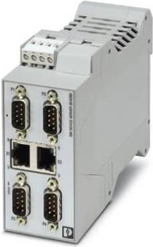 Phoenix Contact GW MODBUS TCP/ASCII 2E/4DB9 Schnittstellen-Wandler 30 V/DC (2702771)