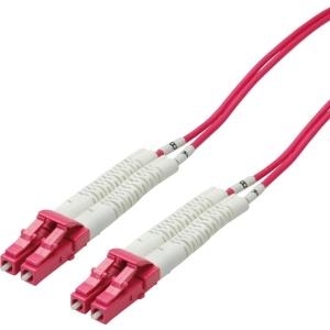 VALUE - Patch-Kabel - LC Multi-Mode (M) bis LC Multi-Mode (M) - 50 cm - Glasfaser - 50/125 Mikrometer - OM4 - halogenfrei - violett (21.99.8790)