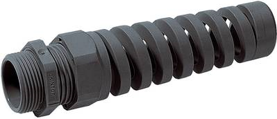 LappKabel Kabelverschraubung mit Biegeschutzspirale M25 Polyamid Schwarz (RAL 9005) SKINTOP® BS-M 25 x 1.5 1 St. (53111730)