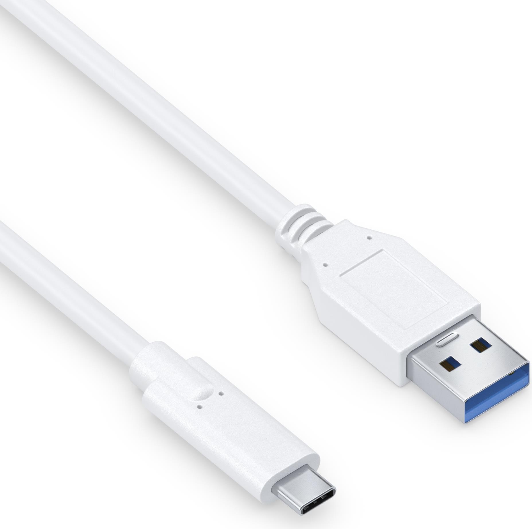 Cavo PureLink da USB-C a USB-A - 3.1 Gen 2, 3A, 10G - iSeries - bianco - 1,00 m