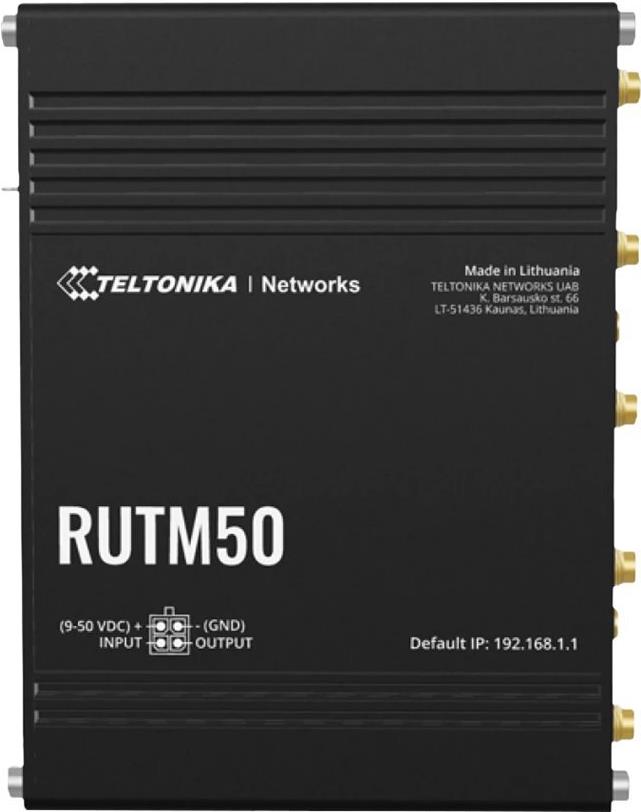 Teltonika RUTM50 - - Wireless Router - 4-Port-Switch (RUTM50000000)