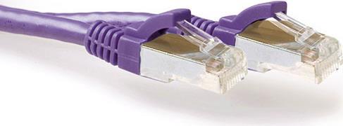 ACT FB2303 cavo di rete Viola 3 m Cat6a S/FTP (S-STP)