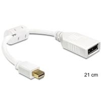 Delock Adattatore mini DisplayPort 12 maschio DisplayPort femmina 4K bianco