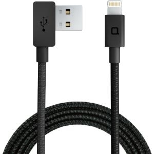 No NDA ZUS - Lightning-Kabel - USB (M) gewinkelt bis Lightning (M) gerade - 1,2m - Schwarz (LC22BKRN)