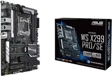 ASUS WS X299 PRO/SE - Motherboard - ATX - LGA2066 Socket - X299 - USB 3,1 Gen 1, USB-C Gen2, USB 3,1 Gen 2 - 2 x Gigabit LAN - HD Audio (8-Kanal) (90SW00A0-M0EAY0) ASUS WS X299 PRO/SE - Motherboard - ATX - LGA2066 Socket - X299 - USB 3,1 Gen 1, USB-C Gen2, USB 3,1 Gen 2 - 2 x Gigabit LAN - HD Audio (8-Kanal) (90SW00A0-M0EAY0)