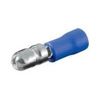 Wentronic Rundstecker blau - Verpackung:100Stk./Beutel