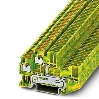 Phoenix Contact PTTB 1,5/S/2P-PE - Schutzleiter-Doppelstockklemme PTTB 1,5/S/2P-PE Grün-Gelb Inhalt: 50 St. (3212455)