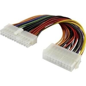 Renkforce Strom Verlängerungskabel [1x ATX-Strom-Stecker 24pol. - 1x ATX-Strom-Buchse 20pol.] 0.12 m Bunt Renkforce (1404056)