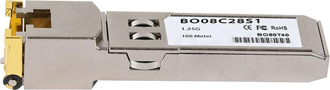 Modulo ricetrasmettitore di rete BlueOptics SFP-1000BaseT rame 1250 Mbit/s (SFP-1000BaseT-BO)