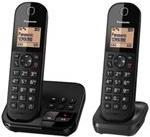 Telefono cordless Panasonic con AB KX-TGC422GB Duo - nero