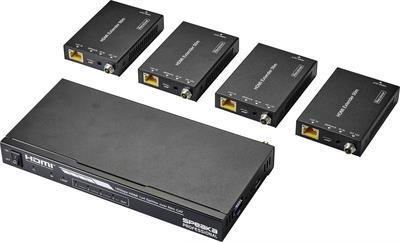 SpeaKa Professional SP-HDS-700 HDMI® HDMI Extender über Netzwerkkabel RJ45 50 m (SP-9477144)