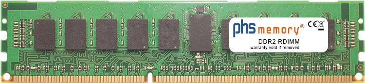 PHS-memory 2GB RAM Speicher für MSI X2-102 Series DDR2 RDIMM 400MHz PC2-3200R (SP140665)