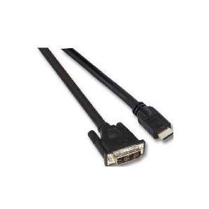 HDMI/DVI-18+1 Monitorkabel 2m, schwarz, Stecker/Stecker (K5432.2)