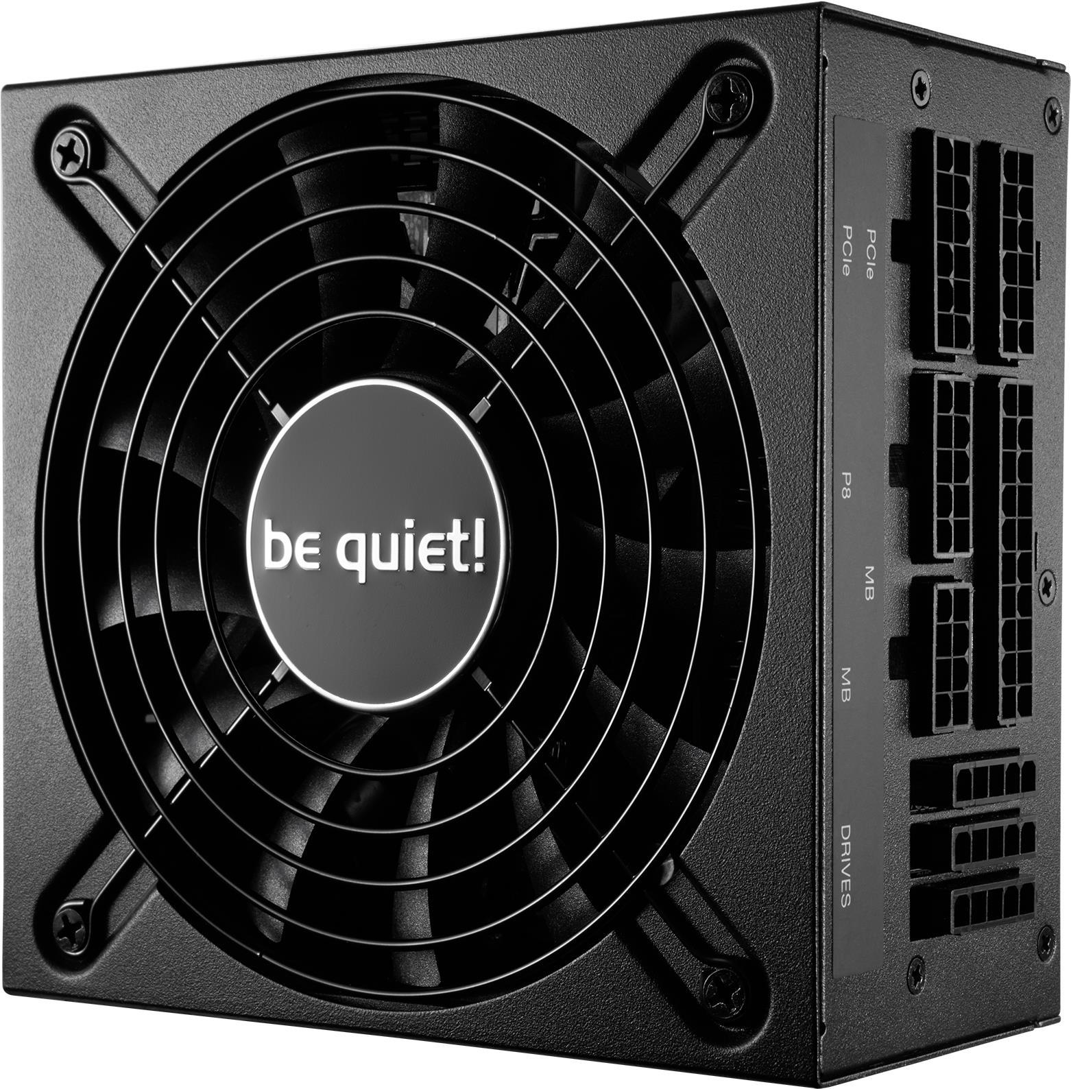 be quiet! SFX-L Power 600W - Stromversorgung (intern) - ATX12V 2.4/ SFX12V 3.3 - 80 PLUS Gold - Wechselstrom 100-240 V - 600 Watt - aktive PFC - Europa - Schwarz
