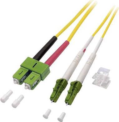 Duplex Jumper LC-APC/SC-APC 8°10 Meter, 9/125µ (O0387.10)