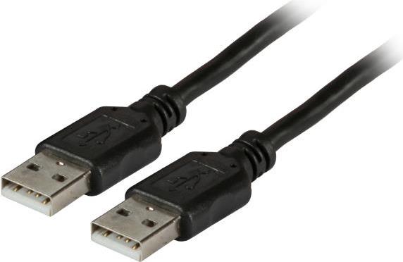 EFB-Elektronik USB2.0 Anschlußkabel 3,0m, A-A, Stecker - Stecker, schwarz (K5253SW.3)