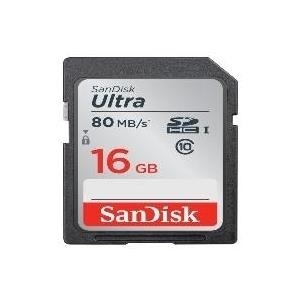 SanDisk Ultra - Flash-Speicherkarte - 16GB - Class 10 - SDHC UHS-I (SDSDUNC-016G-GN6IN)