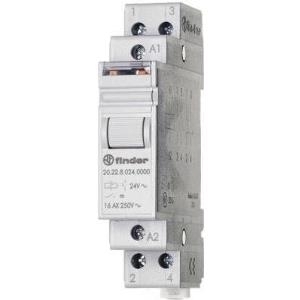 Finder Stromstoß-Schalter Hutschiene 1 St. 20.22.8.012.4000 2 Schließer 12 V/AC 16 A 4000 VA (20.22.8.012.4000) (B-Ware)