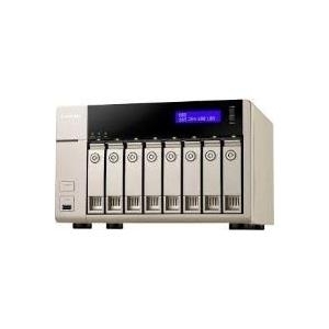 QNAP TVS-863 Turbo NAS - NAS-Server - SATA 6Gb/s - RAID 0, 1, 5, 6, 10, JBOD, 5 Hot Spare, 6 Hot Spare, 10-Hot-Spare - Gigabit Ethernet - iSCSI (TVS-863-8G)
