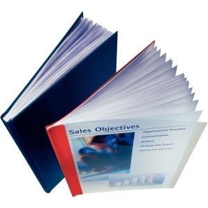 Esselte Leitz - Thermobindemappe - 3 mm - A4 (210 x 297 mm) - 30 Blätter - durchsichtig, Leinen - 80 g/m2 (177119)