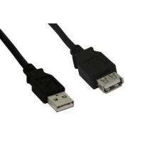 Prolunga USB 2.0 - maschio - femmina - tipo A - nera - 0,5 m