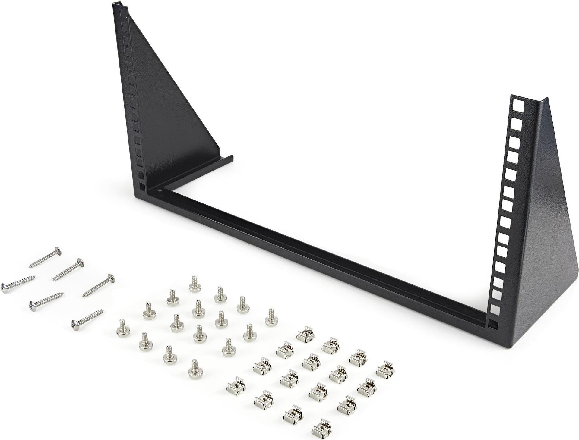 StarTech.com RK519WALLV rack 5U Da parete Nero (WALL MOUNT PATCH PANEL BRACKET - 5U VERTICAL MOUNTING BRACKET)