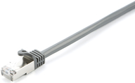 V7 - Patch-Kabel - RJ-45 (M) bis RJ-45 (M) - 2,0m - STP - CAT 5e - geformt, ohne Haken - Grau (V7CAT5STP-02M-GRY-1E)