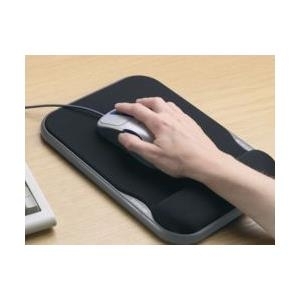 Kensington Sports Contour Gel Mouse Wrist Pad - Mauspad mit Handgelenkpolsterkissen - Schwarz (57711)