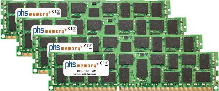 PHS-memory 128GB (4x32GB) Kit RAM Speicher für Supermicro H8DGU-LN4F+ DDR3 RDIMM 1333MHz PC3L-10600R (SP160123)