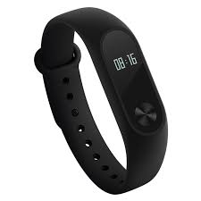 Xiaomi Mi Band 2 - Aktivitätsmesser mit Band - TPE - Bandgröße 150-210 mm - Anzeige 1,1 cm (0,42) - einfarbig - Bluetooth - 7 g (703104)