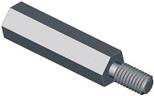Alutronic Distance Bolts M4 15.00 mm length AFST.B DI 654 15 BI/BU M4X15 (DI 654/15)