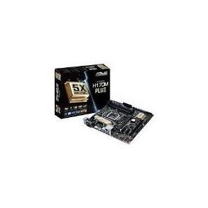 ASUS H170M-PLUS - Motherboard - micro ATX - LGA1151 Socket - H170 - USB 3.0, USB-C - Gigabit LAN - Onboard-Grafik (CPU erforderlich) - HD Audio (8-Kanal)