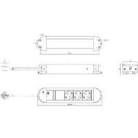 Bachmann PRIMO - Verlängerungsschnur - 3 Ausgangsstecker - Deutschland (331.000)