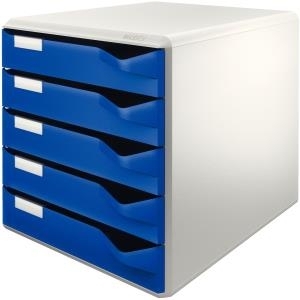 Leitz Postset mit Schubladen - Blau - Grau - Landschaft - 285 x 355 x 290 mm (5280-00-35)