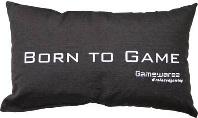 Gamewarez Gaming Kissen BornToGame schwarz (PIA04BTG00)