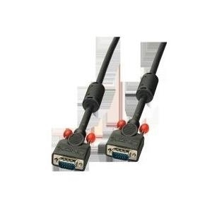 Lindy - VGA-Kabel - HD-15 (M) - HD-15 (M) - 10,0m - geformt, Flügelschrauben - Schwarz (36377)
