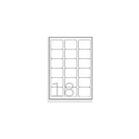 Avery - Adressetiketten - weiß - 63,5 x 46,6 mm - 1800 Etikett(en) (100 Bogen x 18) (L7161-100)