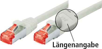 exertis Connect Patchkabel S/FTP (PIMF), CAT.6, grau, 2,0 mPatchkabel mit besonders schmalem Knickschutz- Twisted Pair, S/FTP (PIMF) geschirmt, 4 x 2 x AWG 27- RJ45 Stecker an RJ45 Stecker- Rastnasenschutz- besonders schmaler Knickschutz (ideal bei h
