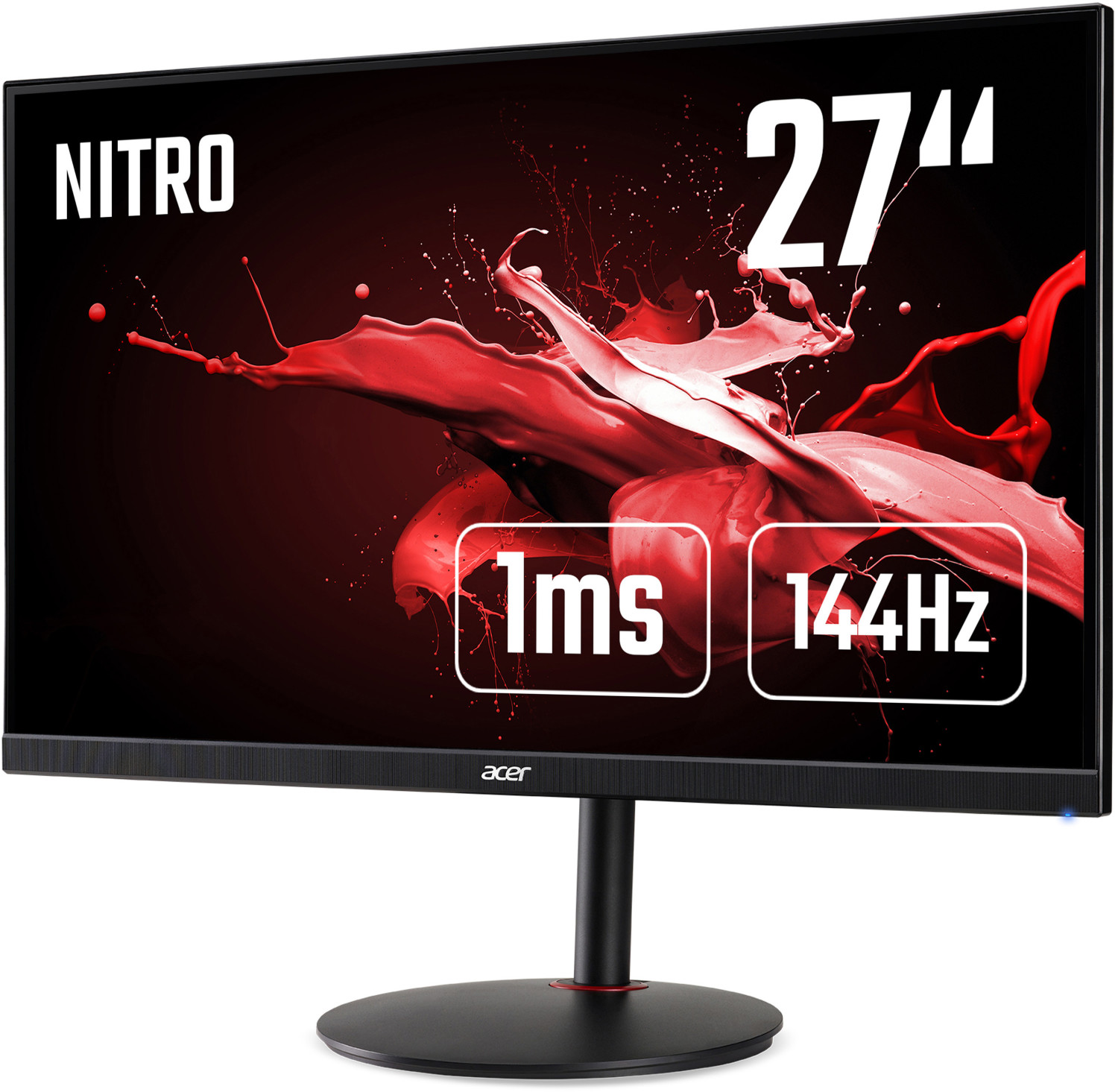 Acer XV272UP - LED-Monitor - 68.6 cm (27) - 2560 x 1440 WQHD - IPS - 400 cd/m² - 1000:1 - 1 ms - 2xHDMI, DisplayPort - Lautsprecher - Schwarz
