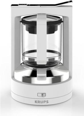Krups KM4682 Freistehend Filterkaffeemaschine 1l 12Tassen Weiß Kaffeemaschine (KM 4682)
