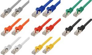 SHIVERPEAKS BASIC -S - Cavo patch - RJ -45 (M) a RJ -45 (M) - 10 m - SFTP PIMF -CAT.7 Cavo grezzo (cavo) / Cat 6A (connessione)