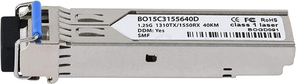 Reti Ubiquiti compatibili SFP-BXU35-40KM BlueOptics BO15C3155640D Ricetrasmettitore SFP LC-Simplex 1000BASE-BX-U fibra monomoda