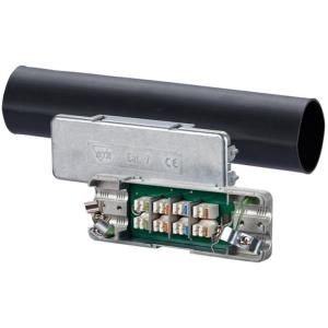 BTRCat.7 Rohkabel Kabelverbinder IP67 mit Schrumpfschlauch Verbindungsmodul für Installationskabel, LSA-Plus (130863-01- E)